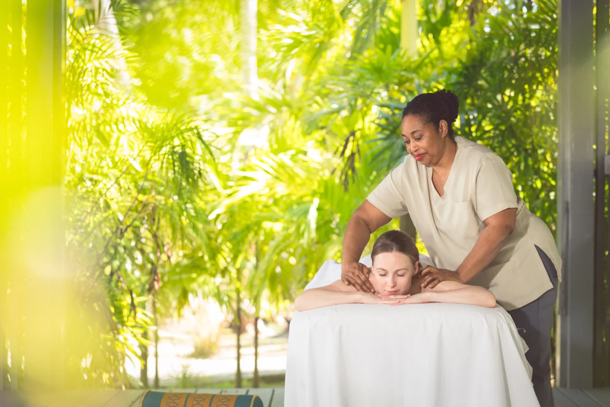 best caribbean spa and wellness resort - Carlisle Bay spa treatment